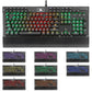 Professional Gaming Mechanical Keyboard Full Color LED Backlit Keys