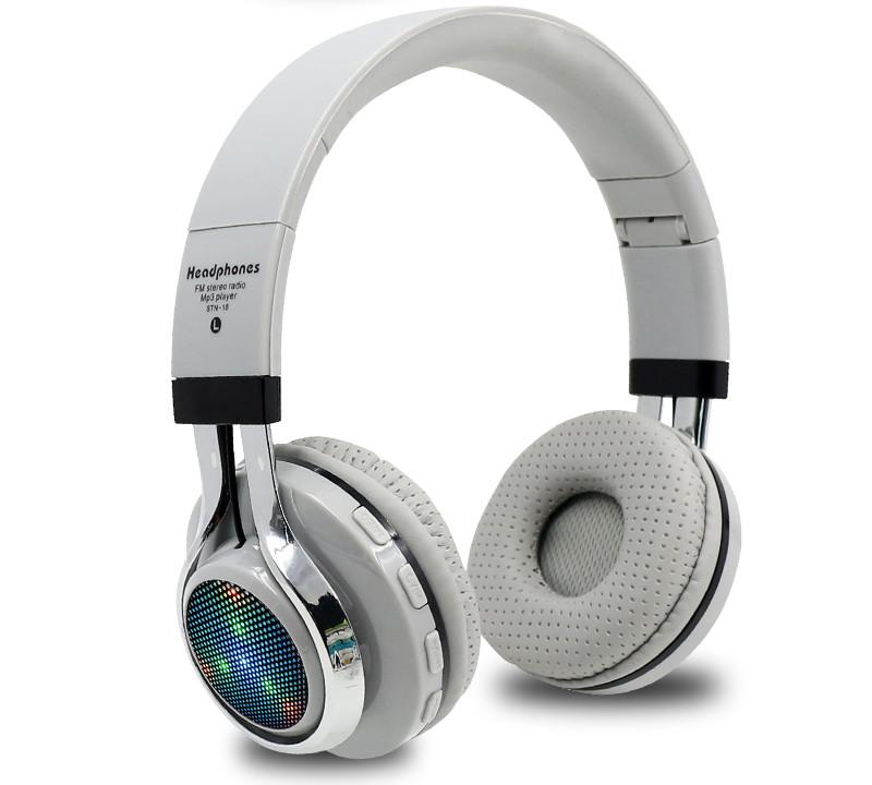 Glowing Wireless Bluetooth Stereo Heavy Bass Earbuds Headset
