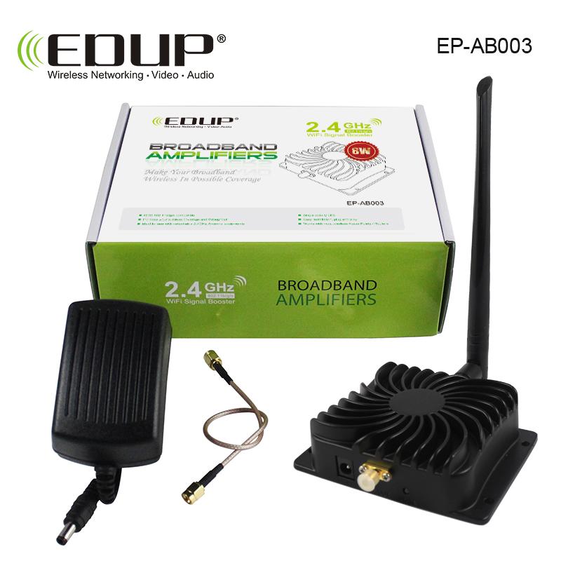 EDUP EP-AB003 2.4Ghz 8W 802.11n Wireless Wifi Signal Booster Repeater Broadband Amplifiers for Wireless Router adapter