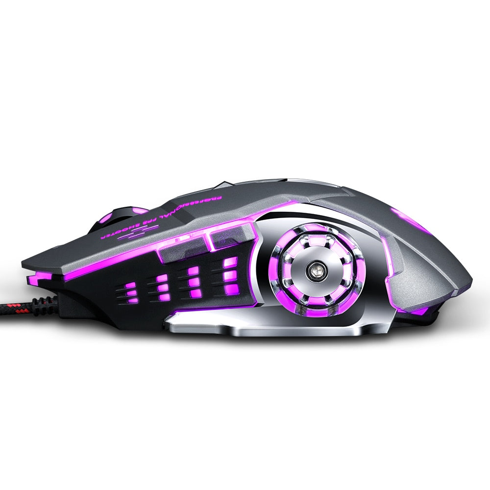 Silent Wired Optical Gaming Mouse 8D/3200DPI