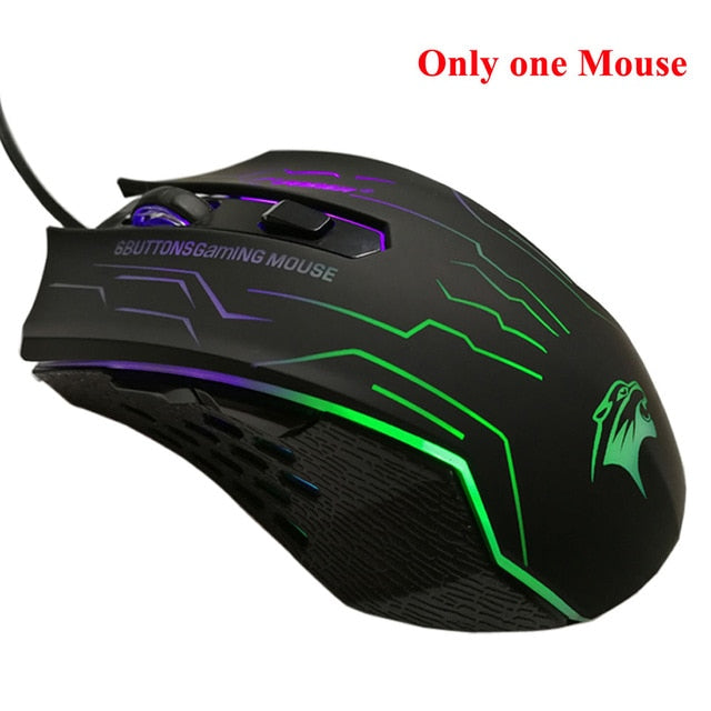 Silent Click Wired Gaming Mouse