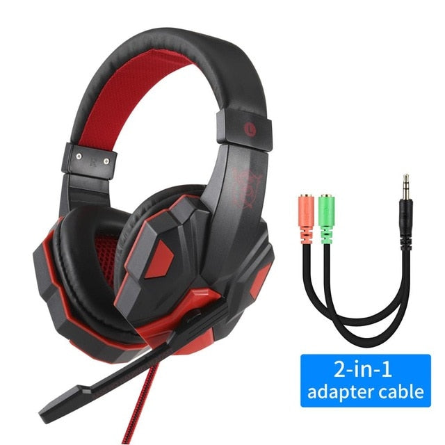 LED Light Gaming Headset