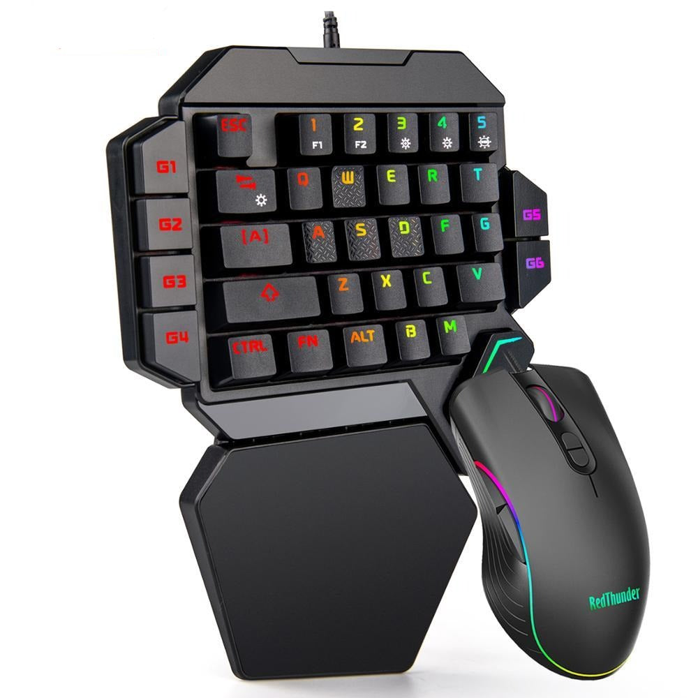 One-Handed Mini Mechanical Gaming Keyboard