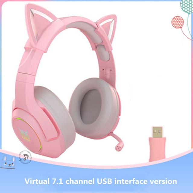 Pink Design Gaming Headset